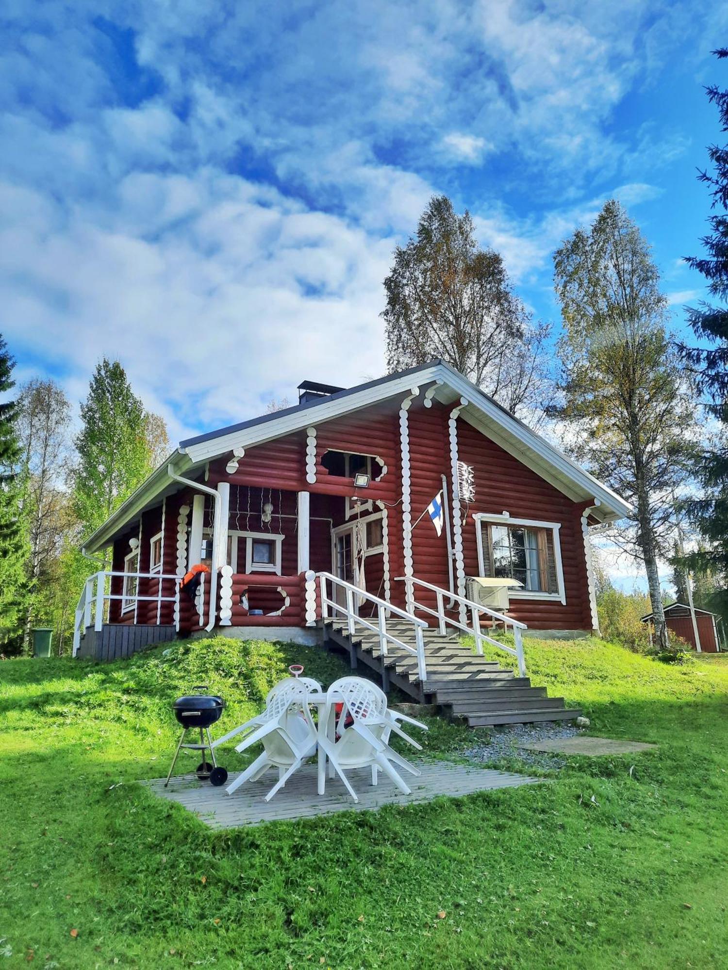 Lapin Villa Hiisi Joen Rannalla Ranua Eksteriør bilde