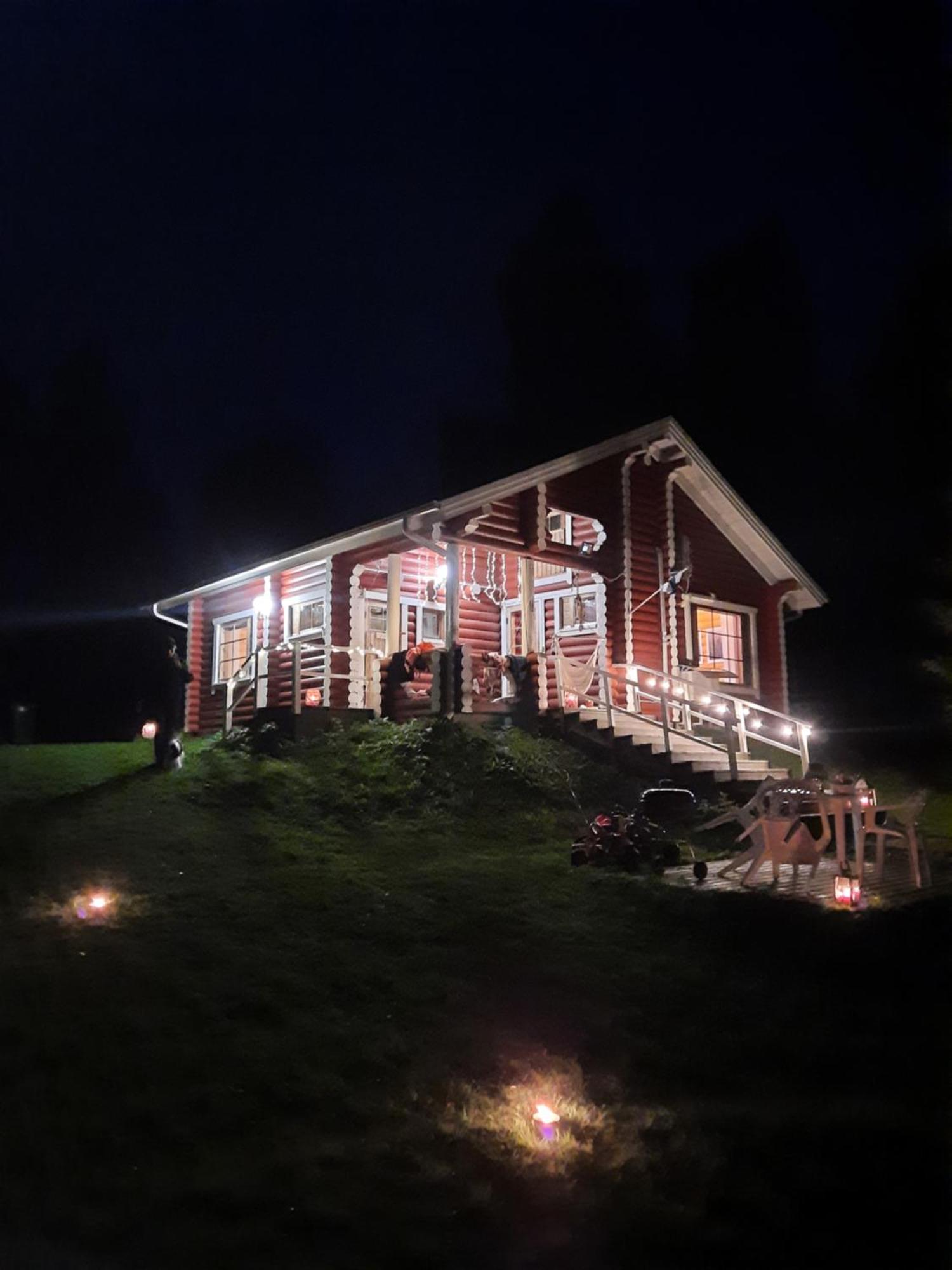 Lapin Villa Hiisi Joen Rannalla Ranua Eksteriør bilde
