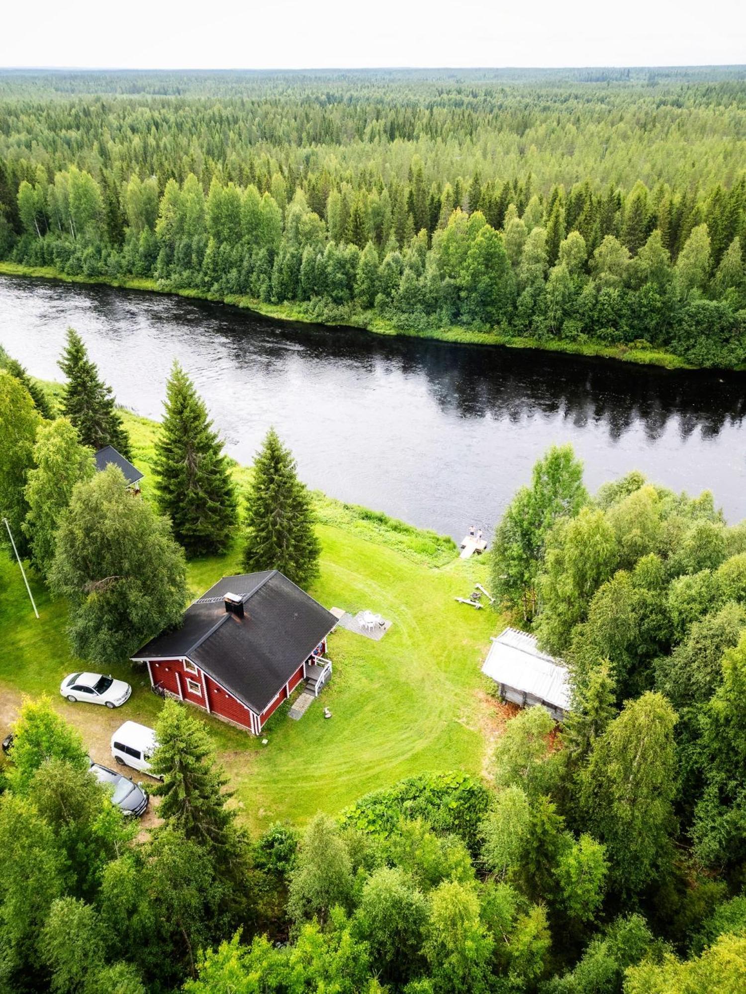 Lapin Villa Hiisi Joen Rannalla Ranua Eksteriør bilde